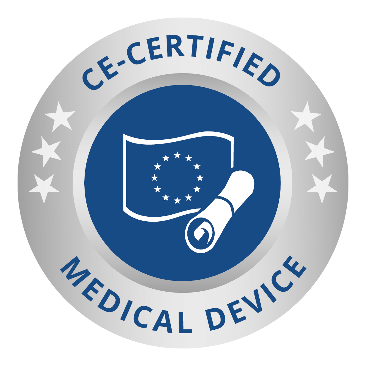 Quality seal CE-certified medical device